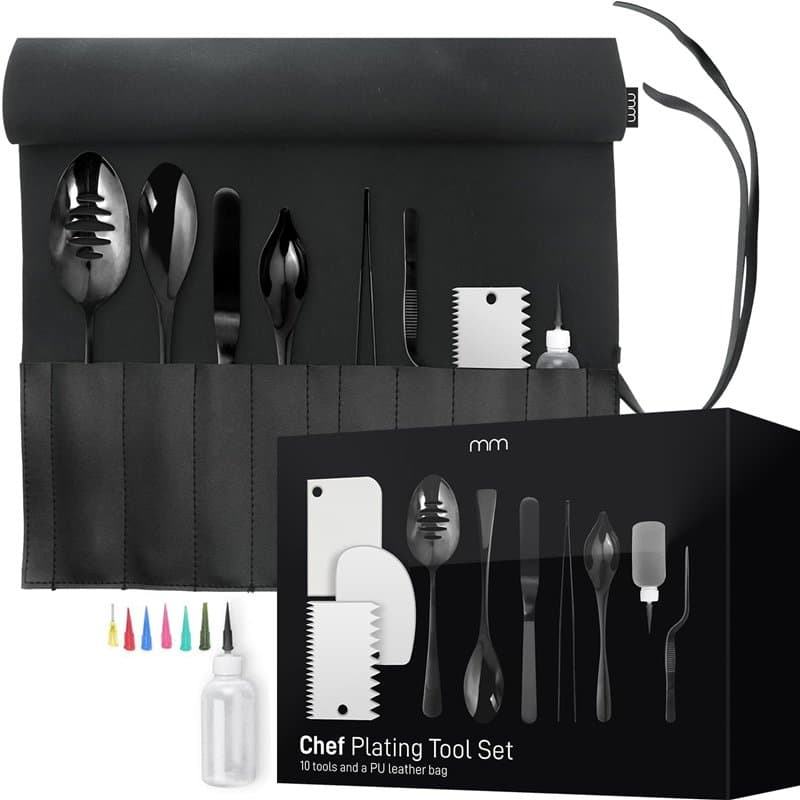 Mikamax – mm Chef's Plating Tool Set – Équipement De Cuisson Culinaire – Culinaire Coating Kit – Kitchen Chef Cooking Equipment