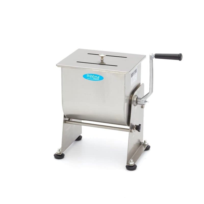 Maxima Mélangeur à Viande 10L - 7.5Kg Viande - Bol Inclinable - Manuel