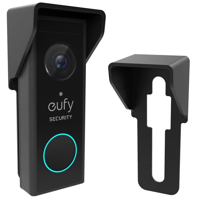 Couvercle de Sonnette pour Eufy 2k S220 Protège de la Pluie et du Soleil