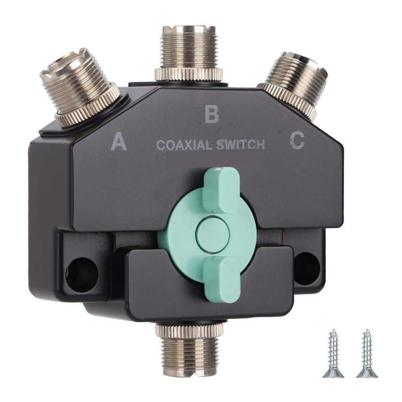 Base à ondes courtes d'antenne de commutateur coaxial robuste avec répéteur d'antenne à 3 ports