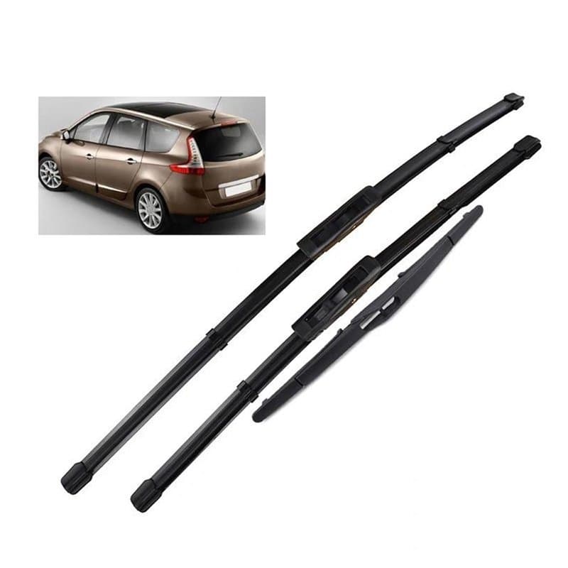 Essuie-Glace Balais D'essuie-glace Avant Et Arrière, Pour Renault Scenic 3 / Grand Scenic 3 2009 – 2016, Pare-brise Et Fenêtre