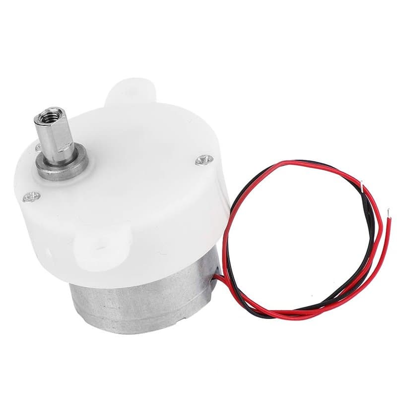 DC6V Micro Moteur électrique à Vitesse Lente à Couple élevé, Moteur à Engrenages, Moteur à réduction de décélération de Forme de