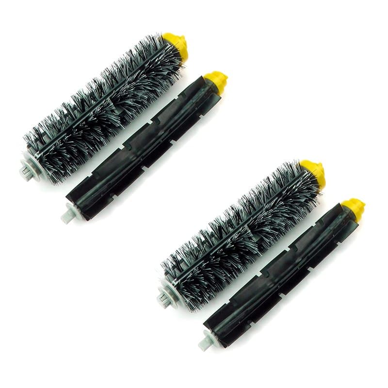 MIRTUX Lot de 2 roulettes compatibles avec Roomba série 600 et 700 - Brochure Centrale pour Roomba 620, 630, 660, 680, 690, 720,