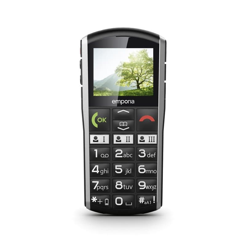 Emporia emporiaSIMPLYCITY-LTE Téléphone Portable à Touches sans contrat avec Bouton d'appel d'urgence, Touches Extra Larges, idé