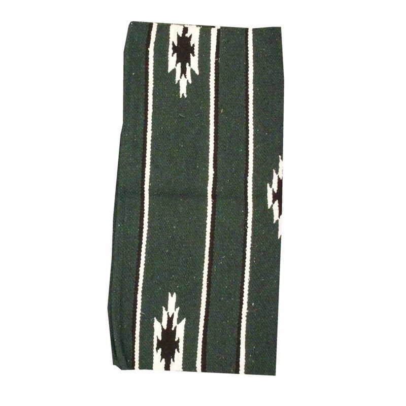 Reitsport Amesbichler AMKA Housse de selle Western Vert poney pour poney 66 x 66 cm