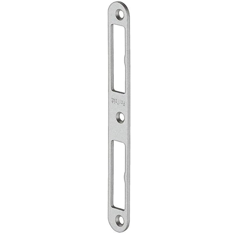 Gedotec Plaque de fermeture en acier inoxydable - 1 plaque d'entrée pour porte de chambre - Tôle de fermeture plate DIN gauche e