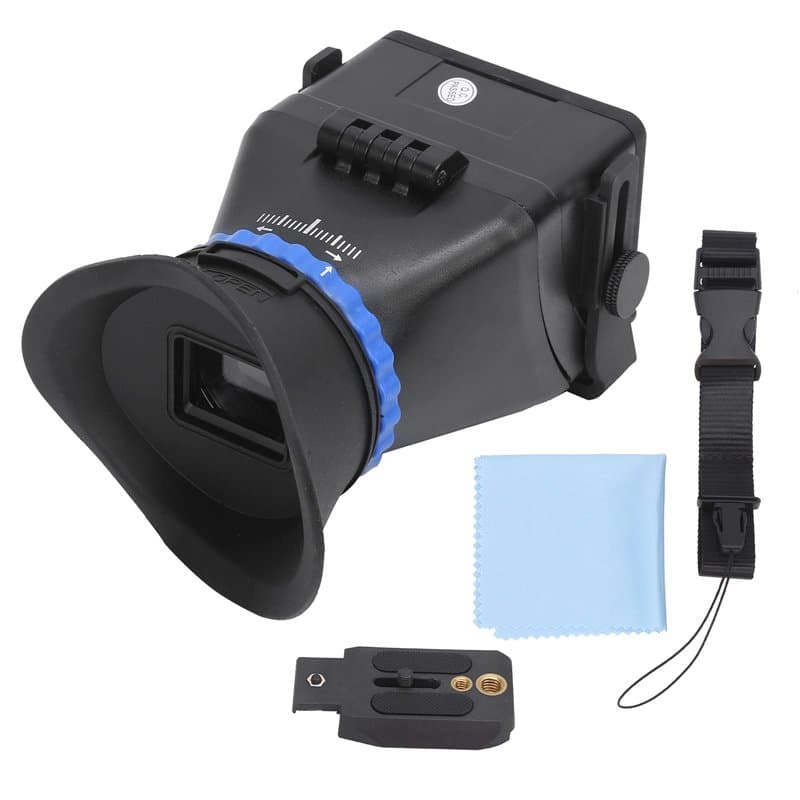 BTER Viseur d'appareil Photo, loupe Professionnelle de viseur LCD à grossissement 3X pour écran LCD 3 Pouces/3,2 Pouces, viseur
