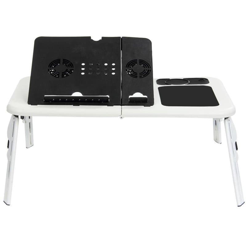 tempo di saldi Table Basse, Support Pliable pour Ordinateur Portable, Tablette avec Ventilateurs