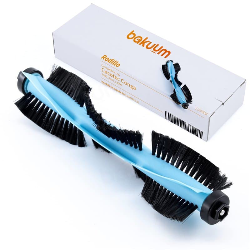 BAKUUM Rouleau principal, brosse centrale pour Cecotec Conga Series 3090 Brosse pour robot aspirateur multifonction.