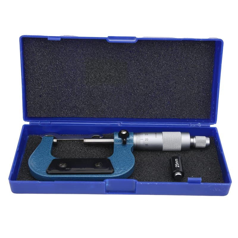 Micromètre Extérieur, Outil de Machiniste de Précision Haut de Gamme, Adapté à la Mesure de Petites Rainures, Perceuses, Fraises