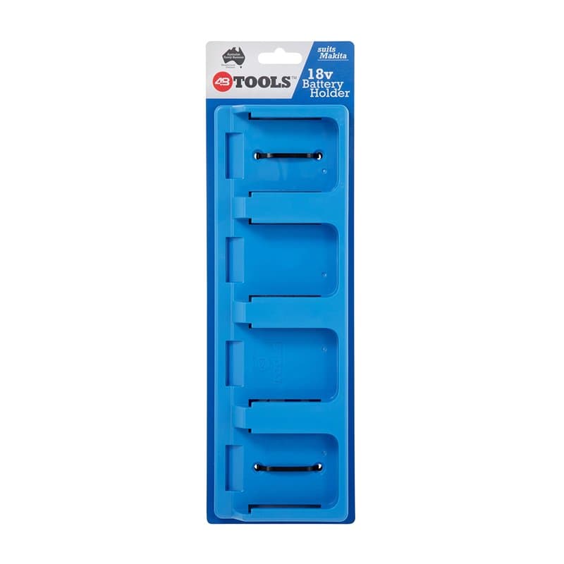 Support mural pour batteries Makita 18 V - Support de batterie - Montage facile - Idéal pour atelier ou van - Avec gabarit de fi