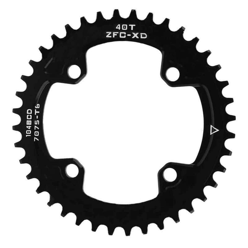 Plateau de vélo léger Bcd 104Mm 40T 42T Plateau 40 Dents pour vélo Am/XC(40T Disc (104BCD)) Roue dentee pedalier Couronnes