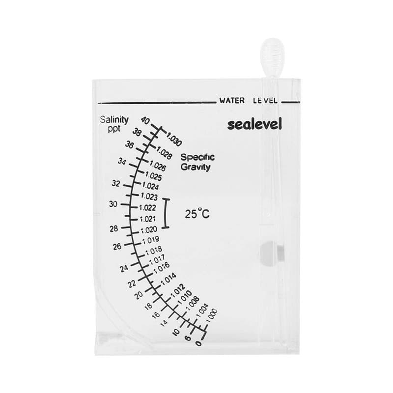 Compteur de salinité d'hydromètre pour hydromètre d'aquarium compteur de salinité d'eau salée salinimètre pour aquarium