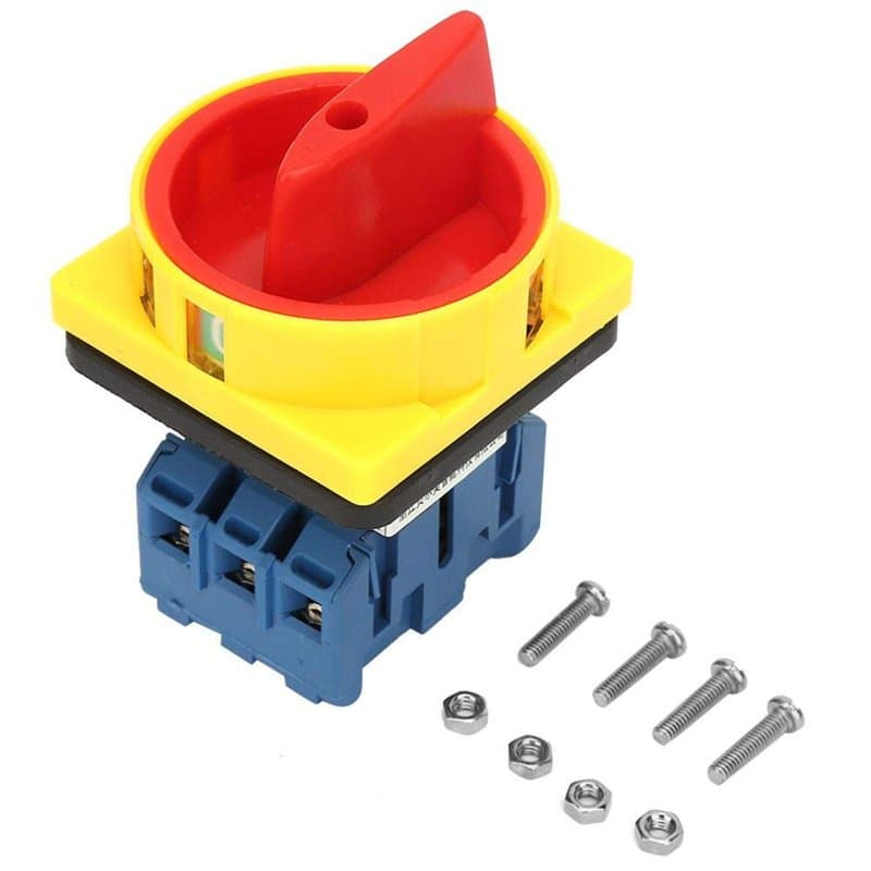 Commutateur rotatif de disjoncteur de charge, interrupteur de disjoncteur de charge 25A / 32A Interrupteur d'alimentation marche