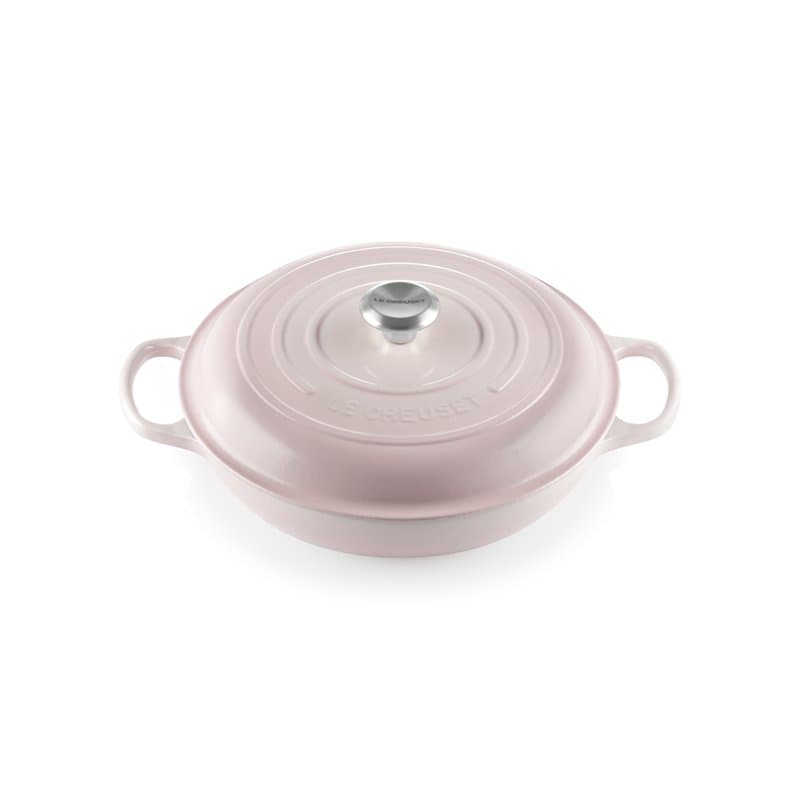 Le Creuset Signature 21180307774430 Cocotte professionnelle en fonte ronde Ø 30 cm 3,5 l Compatible avec tous les types de plaqu