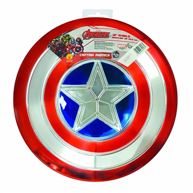 Rubies - AVENGERS officiel -Bouclier en plastique metallisé Captain America 30 cm