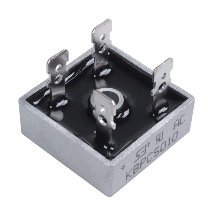 SODIAL(R) pont de redresseur a diode monophase 50A 1000V KBPC5010 Nouveau