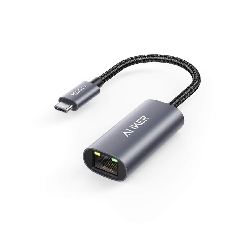 Anker PowerExpand Adaptateur USB-C vers Gigabit Ethernet en Aluminium Design Compact pour MacBook Pro, MacBook Air 2018, iPad Pr