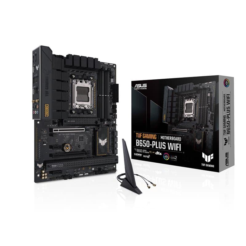 ASUS TUF Gaming B650-PLUS WiFi AMD B650 AM5 Ryzen™ Desktop 9000 8000 et 7000 ATX, 14 Niveaux d'alimentation, PCIe® 5.0 M.2, mémo