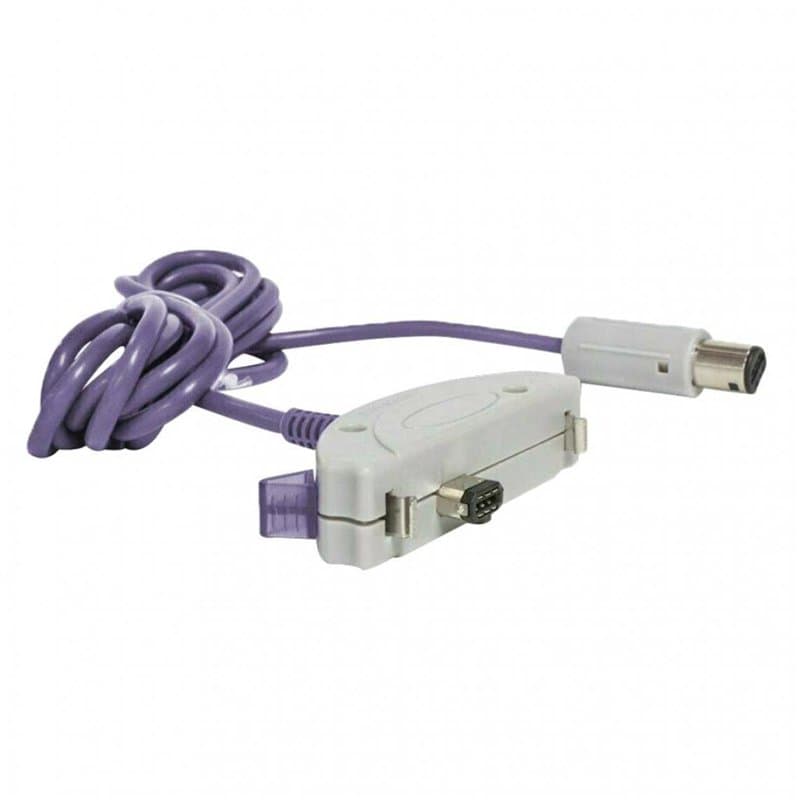 Link-e : Cable Link Compatible avec Les Consoles Nintendo Gamecube et Game Boy Advance (GBA, GBA SP, Pokemon...)