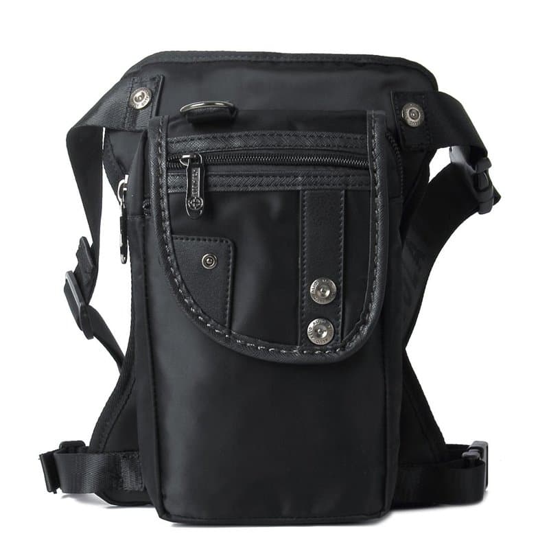Xieben Nylon Drop Leg Sac pour Hommes Femmes Taille Fanny Packs Moto Vélo Randonnée Vélo Pêche en Plein Air Steampunk Tactique R