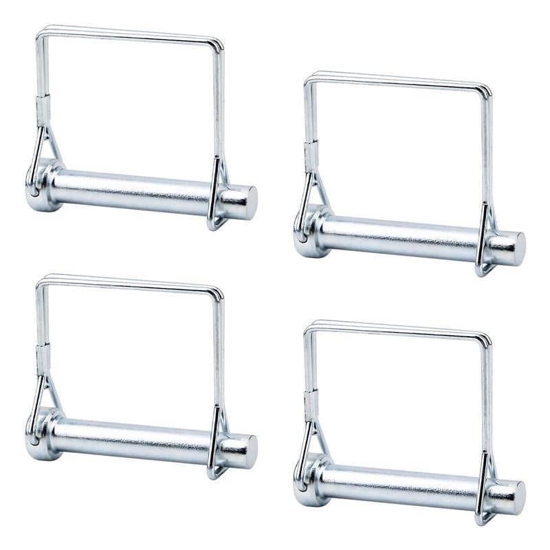 INCREWAY Lot de 4 goupilles de verrouillage carrées en acier au carbone 10mm pour piste de ferme (10 x 60 mm)