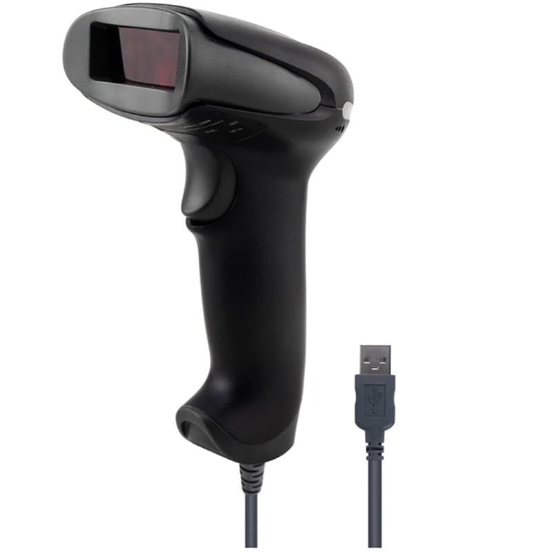 NETUM Lecteur Code Barre Laser Scanner Douchette Code Barre USB Compatible avec PC/Ordinateur Portable, Windows XP / 7/8 etc. NT