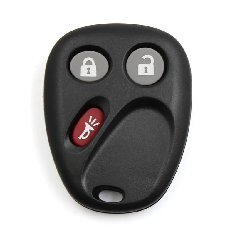 sourcing map Coque de clé pour Chevrolet pour GMC 21997127 Plip Télécommande 3 Boutons Boîte Rechange