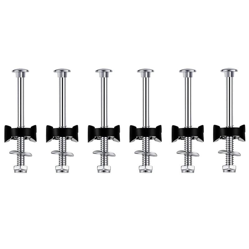 WANGCL Lot de 6 vis de trampoline en acier galvanisé pour la plupart des types de trampolines - Robustes et durables - 7,8 x 0,6