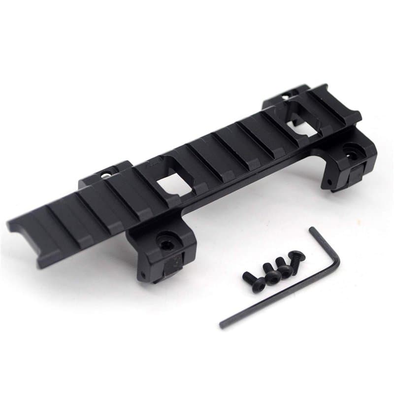 TRIROCK Support de viseur pour MP5 Gsg5 G3, Rail Bracket Clip, Compatible avec Moniteur, Aluminium, Montage sur table, 1 unité