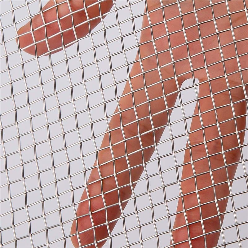 AIEX Fil Métallique Tissé en Acier Inoxydable Grillage 304 5 pour La Ventilation Protégeant la Maille Protectrice pour Les Armoi