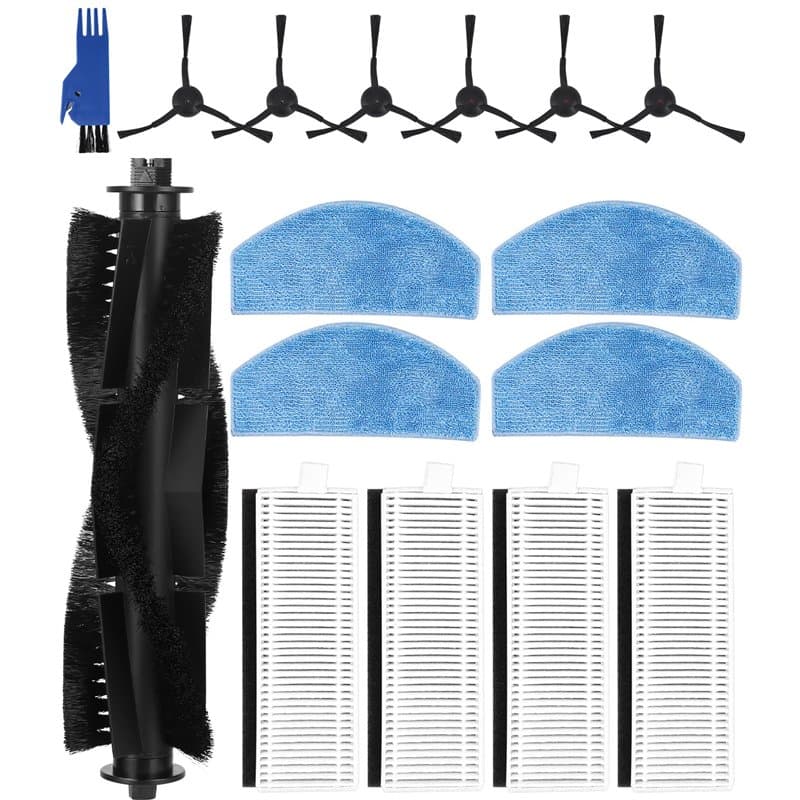 SOBEAU Kit Accessoires compatible avec Tikom G8000, G8000 Pro, Honiture G20, G20 Pro, Laresar Evol 3,Pièces de Rechange, Brosses