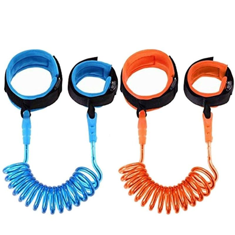 Poignet Perdu D'anti, Anti-perte Poignet, 1.5M 2 Pack (Bleu & Orange)