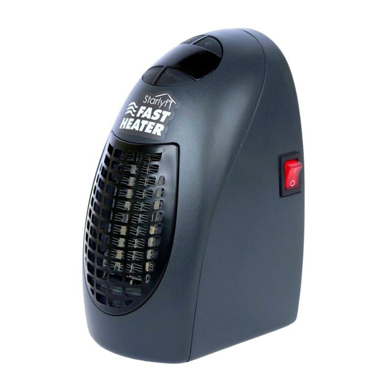 Mini chauffage d'appoint Starlyf Fast Heater, Compact, technologie thermo-céramique avec thermostat, 450W