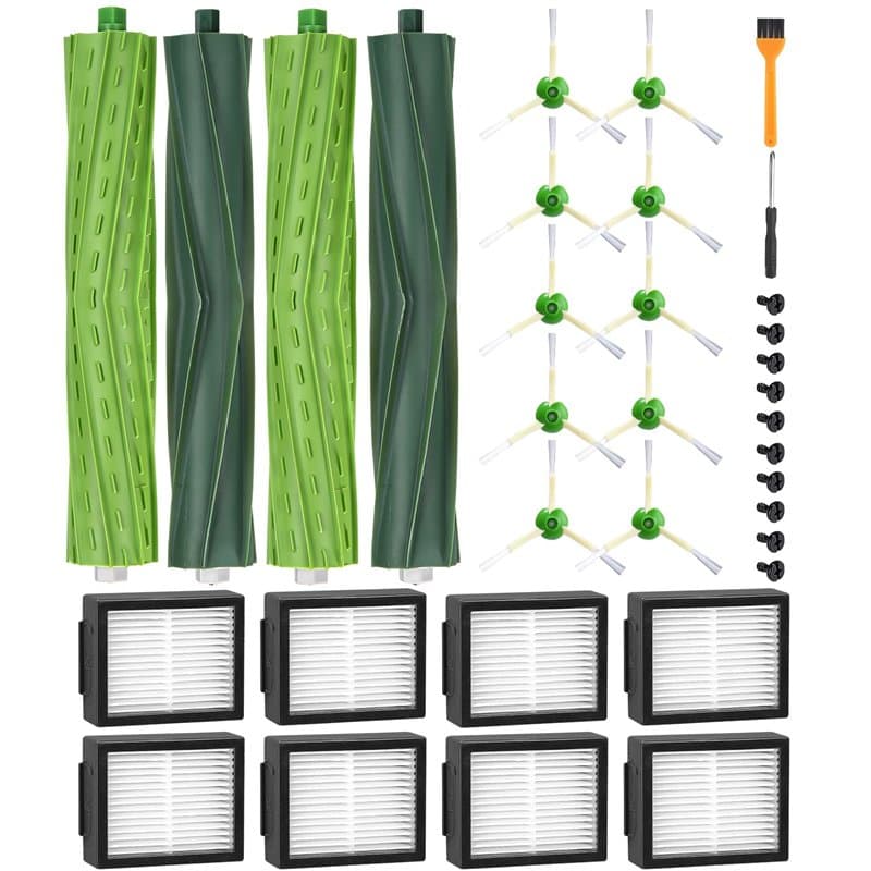 Pièces d'rechange pour iRobot Roomba i7 i7+ j7 j7+i3 i3+ i4 i4+E5 E6 Aspirateur, Accessoires de Remplacement pour Roomba i/e/j S