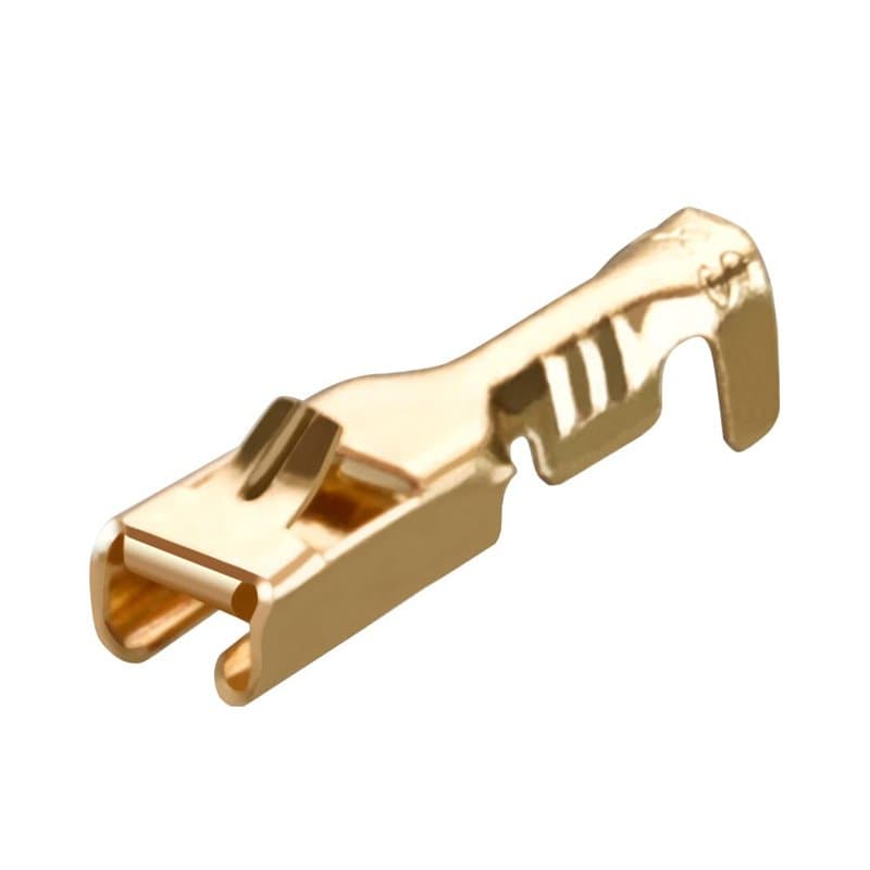 Heschen Lot de 100 cosses à sertir femelle à épissure rapide 2,8 mm Connecteur à sertir non isolé