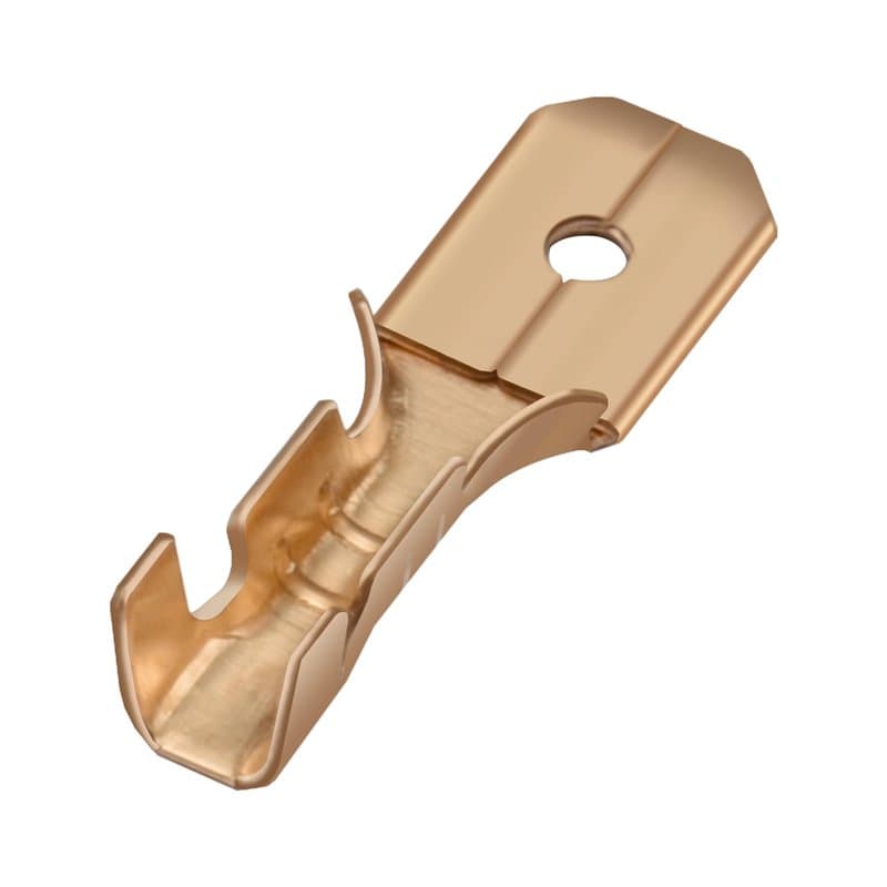 Heschen Lot de 100 cosses mâles à sertir rapides 6,3 mm non isolées