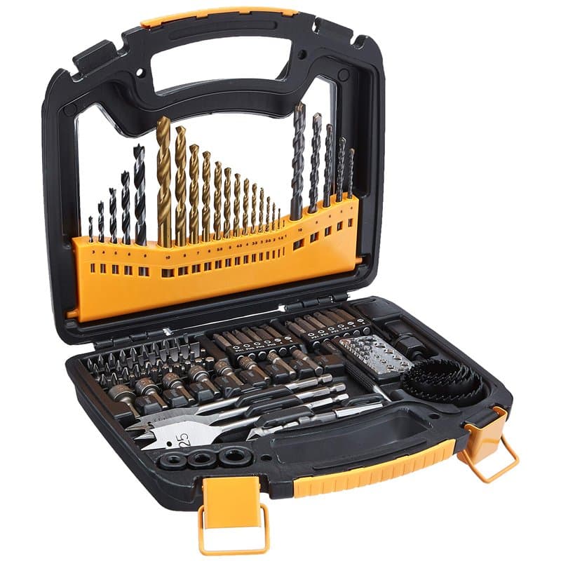 Amazon Basics Lot de 100 forets multi-embouts pour perceuse et tournevis