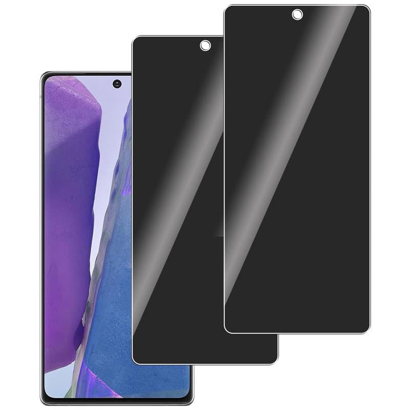 LERINNA 2 pièces, Confidentialité Protecteur d'Écran Verre Pour Samsung Galaxy Note 20, sans Bulles, Anti Rayures, 9H Dureté Ant