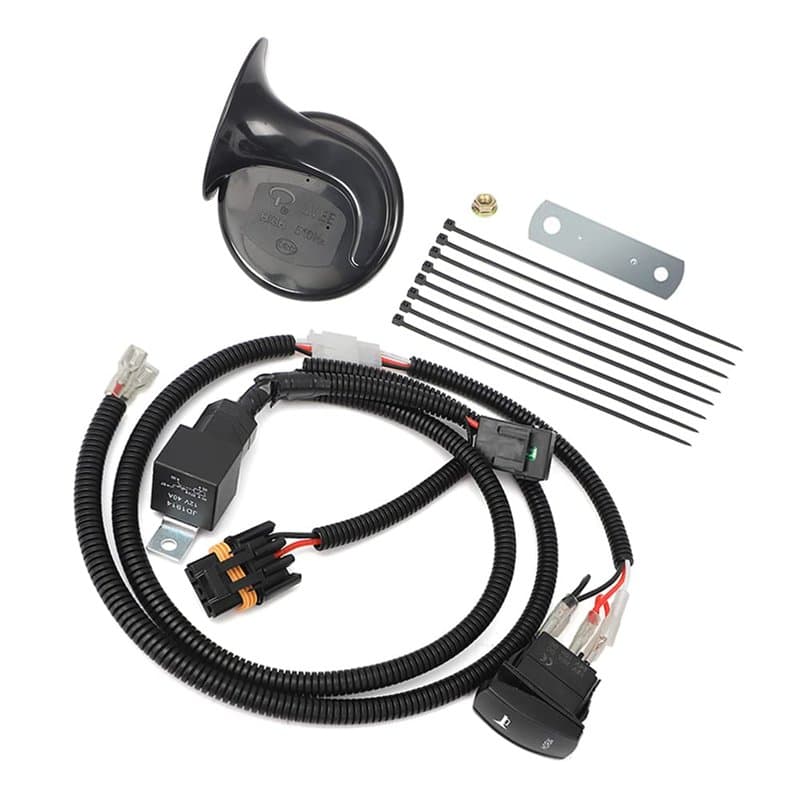 CENPEK RZR Kit de klaxon universel 12 V à LED bleue avec interrupteur à bascule