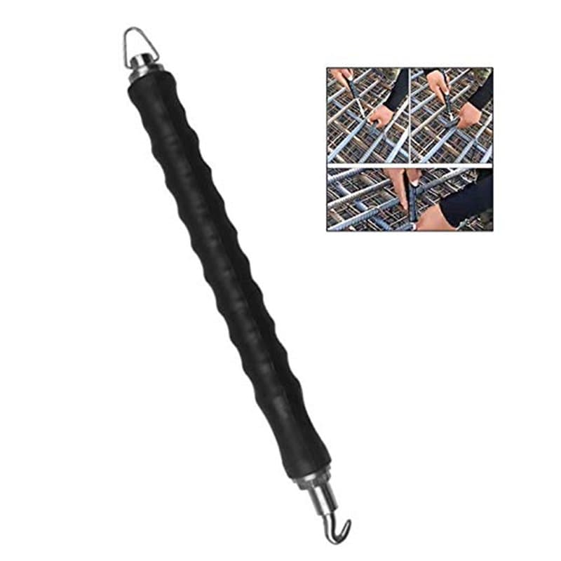 Xrten Torsadeuse Fil pour Barres de Armature Twister Crochet Semi Automatique, Béton en Métal Torsions Clôture Outils