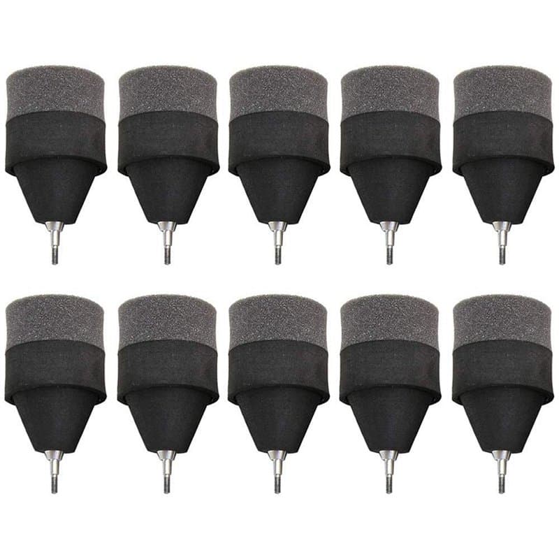 POFET 10pcs Mousse éponge Pointes de flèche Pointes de sécurité Souples Conseils de Pointe pour tir à l'arc Chasse Pratique CS J