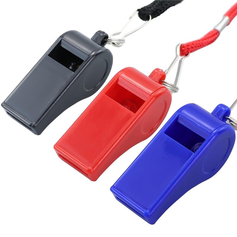 Lot De 3 Sifflets Avec LanièRe, Sifflets De Sport à Son Fort Pour L'EntraîNement, Les Sports D'Urgence De Survie Pour Les Arbitr