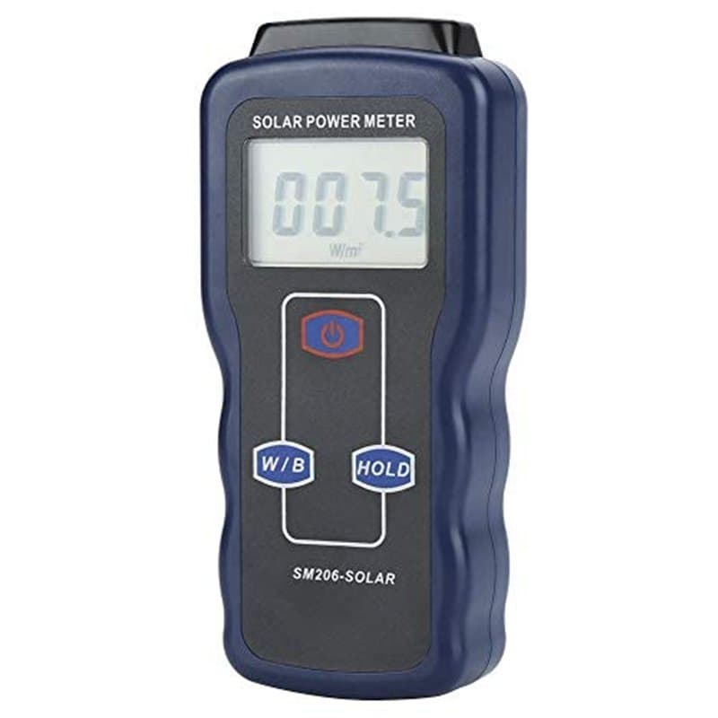 SM206 Compteur d'Énergie Solaire Numérique Testeur d'Insolation d'Énergie de Rayonnement Solaire Instrument d'Essai de Mesure
