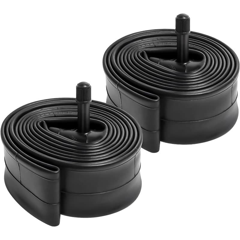 YunSCM 2PCS 47/57-406 Chambres à air 20X1.75/1.95/2.125 AV34mm Valve Compatible 20 Pouces Chambre à air 20x1.75 20x1.90 20x1.95