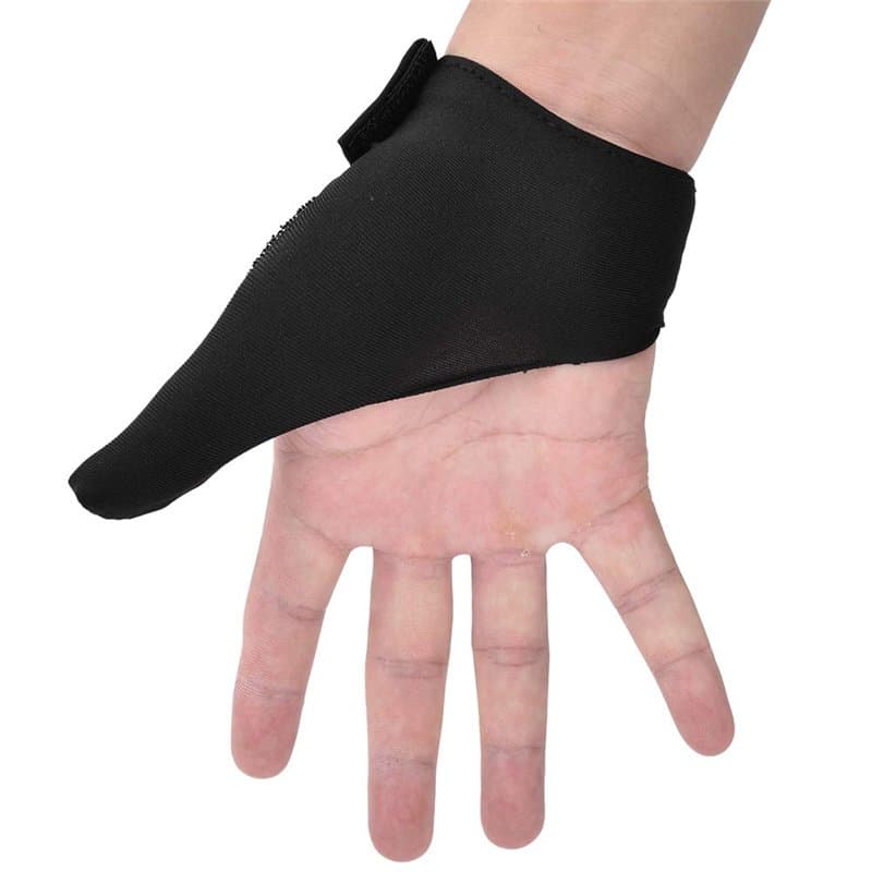 Alomejor De Bowling Poignées de Sport de Protection Convient Doigt Droite Gauche(Noir)