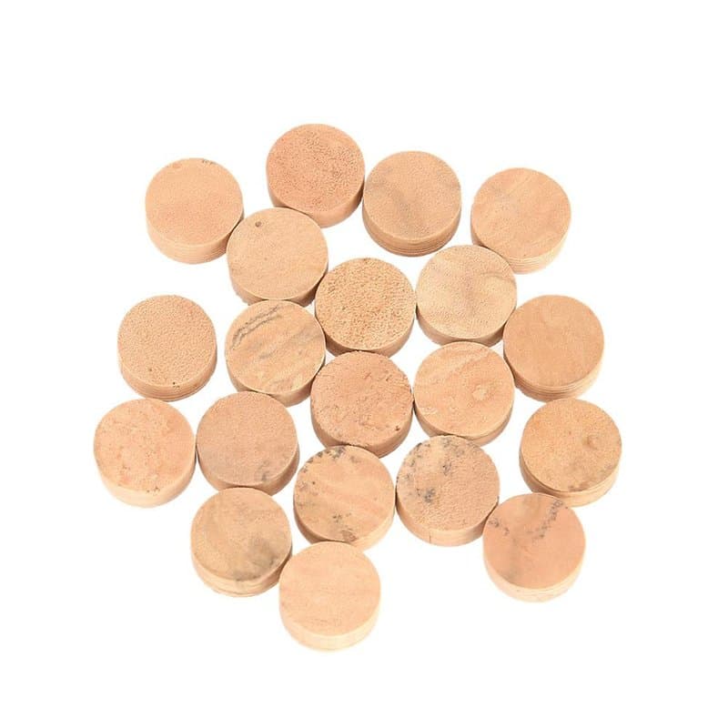 20pcs 9.5mm tampons en liège Trompette, Trompette réparation tampons en liège Trompette clé de l'eau Broche Valeur Pad en liège