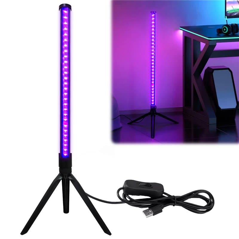 Lampe UV Schwarzlicht: 1 Unité Tube LED UV Stable, Super Lumineuse Pour Éclairage de Scène Disco, Plug & Play Pour Fête Hallowee