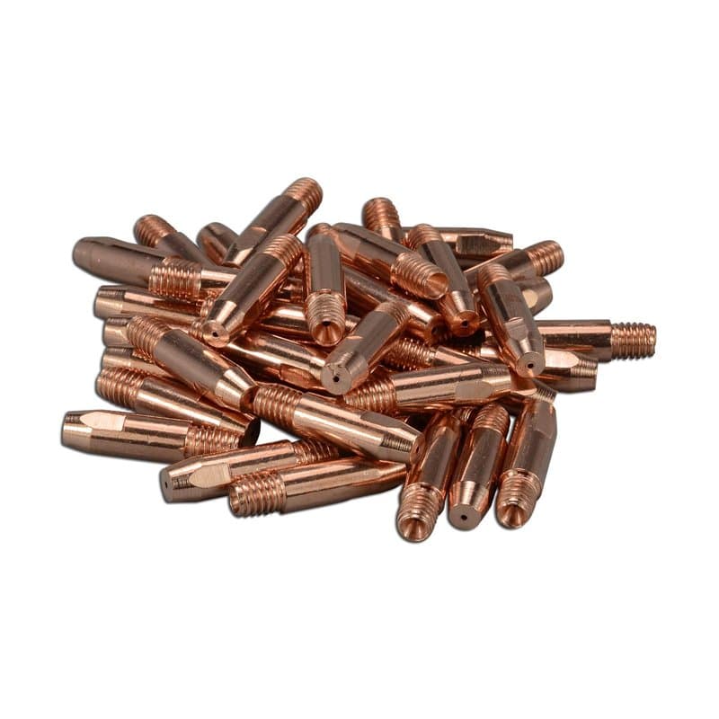 RIVERWELD MIG MAG Électrodes Contact M6 0,9mm 140.0169 en cuivre pour torche de soudure Co² 24KD MB24 30pcs
