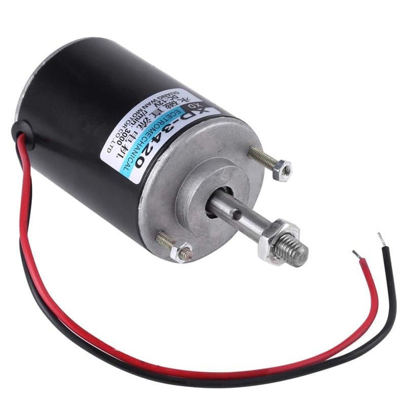 Moteur à aimant permanent - Moteur CC à aimant permanent à grande vitesse CW/CCW 30W pour générateur DIY (12v, 3000 tr/min) gene